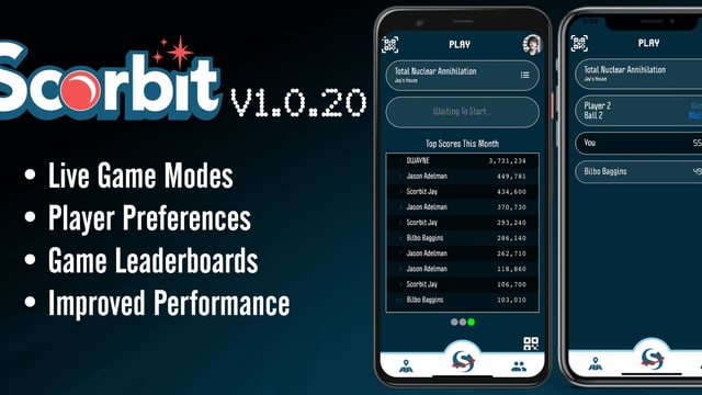 Scorbit Mobile App v.1.0.20 Update