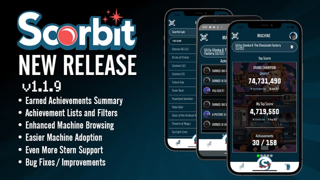 Scorbit Mobile App v.1.1.9 Update