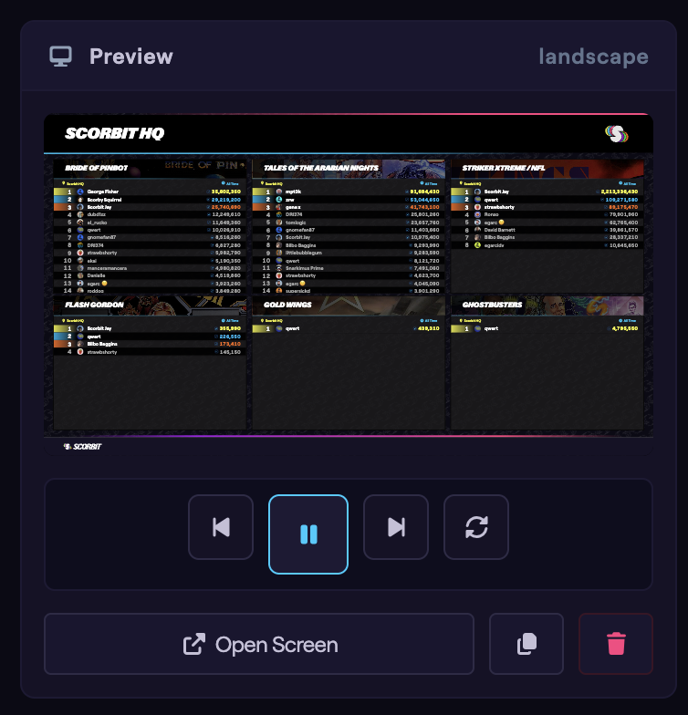 The Preview column showing the configured comboboard, with the Save Playlist button active.