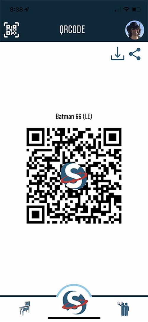 Displayed QR Code